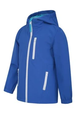 Mountain Warehouse Kids Lightweight Water-Resistant Softshell 14 Mountain Warehouse Kids Lightweight Water-Resistant Softshell -Kids Fashion Clothing Store 039760 blu kids lightweight water resistant softshell kid ss21 4