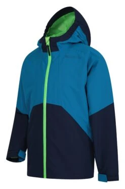 Mountain Warehouse Ellesmere Extreme Kids Waterproof Jacket -Kids Fashion Clothing Store 039803 blu ellesmere extreme waterproof jacket kid ss21 4