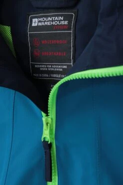 Mountain Warehouse Ellesmere Extreme Kids Waterproof Jacket -Kids Fashion Clothing Store 039803 blu ellesmere extreme waterproof jacket kid ss21 6