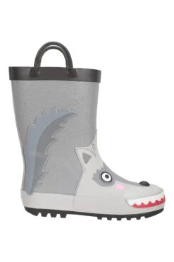 Mountain Warehouse Kids Short Character Handle Wellies -Kids Fashion Clothing Store 041702 gre junior character handle welly ftw aw21 02