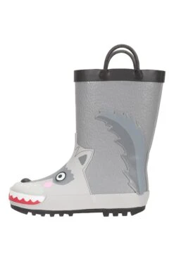 Mountain Warehouse Kids Short Character Handle Wellies -Kids Fashion Clothing Store 041702 gre junior character handle welly ftw aw21 05