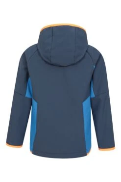 Mountain Warehouse Kids Panelled Water Resistant Softshell -Kids Fashion Clothing Store 042761 bbl kids panelled water resistant softshell kid aw22 03