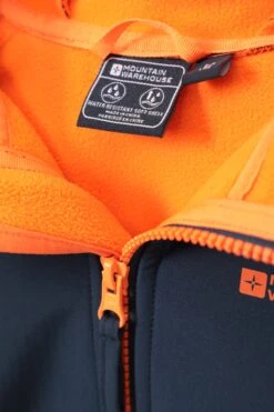 Mountain Warehouse Kids Panelled Water Resistant Softshell -Kids Fashion Clothing Store 042761 bbl kids panelled water resistant softshell kid aw22 06