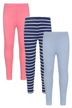 Mountain Warehouse Patterned Casual Kids Leggings 3-Pack 41 Mountain Warehouse Patterned Casual Kids Leggings 3-Pack -Kids Fashion Clothing Store 042772 nav patterned casual kids legging 3pk kid ss22 19