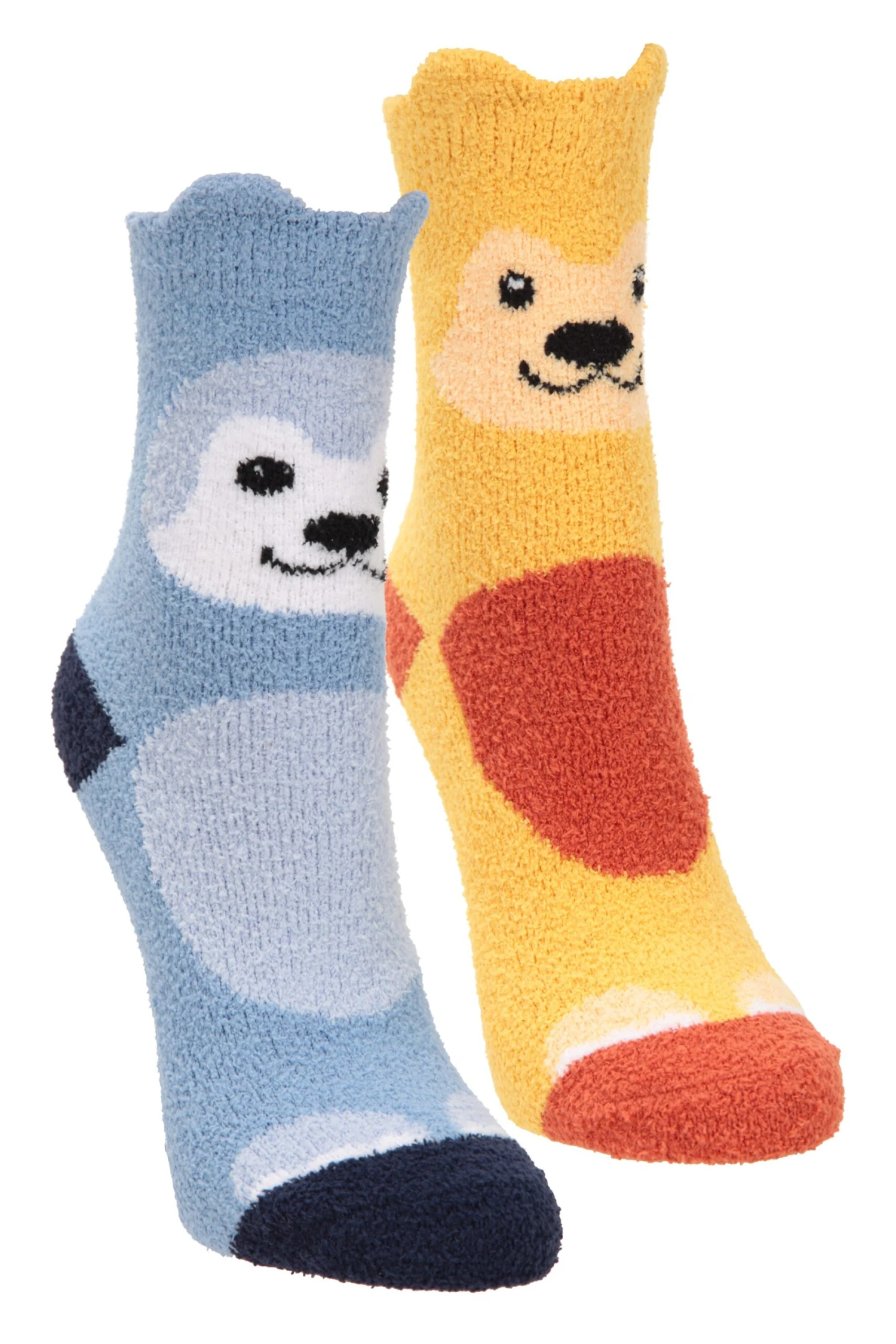 Mountain Warehouse Kids Grippy Slipper Socks 2-Pack 3 Mountain Warehouse Kids Grippy Slipper Socks 2-Pack