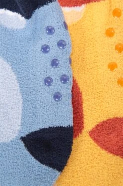 Mountain Warehouse Kids Grippy Slipper Socks 2-Pack 15 Mountain Warehouse Kids Grippy Slipper Socks 2-Pack -Kids Fashion Clothing Store 043038 gre cosy slipper sock dog 2 pk acc aw21 07