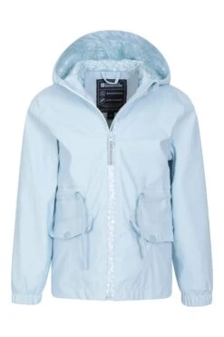 Mountain Warehouse Kids Printed Zip Waterproof Jacket 12 Mountain Warehouse Kids Printed Zip Waterproof Jacket -Kids Fashion Clothing Store 043290 blu printed zip rain jacket kid aw21 05