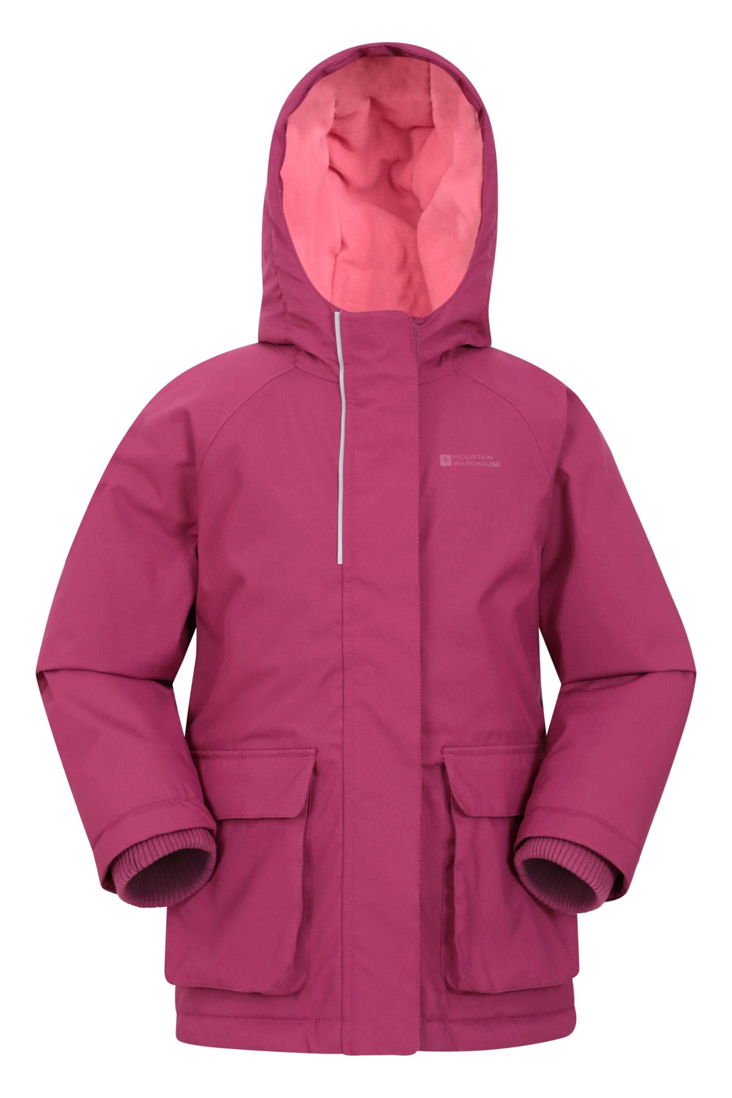 Mountain Warehouse Kids Fleece Lined Waterproof Jacket