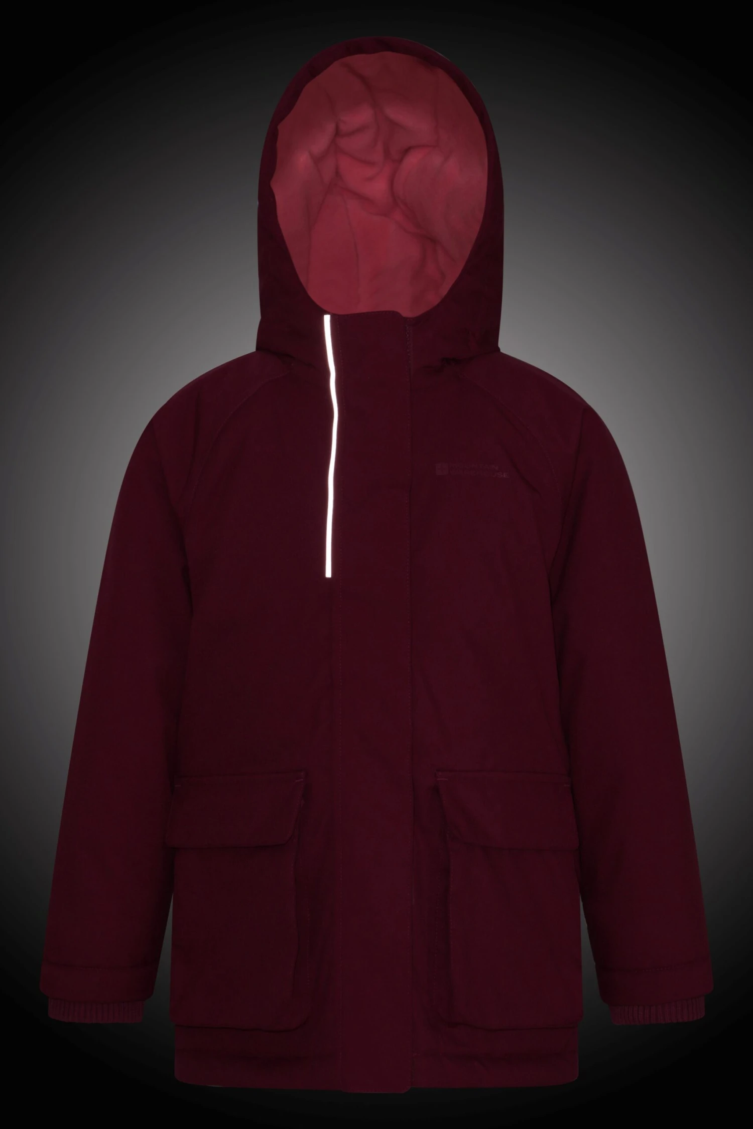 Mountain Warehouse Kids Fleece Lined Waterproof Jacket - Image 6