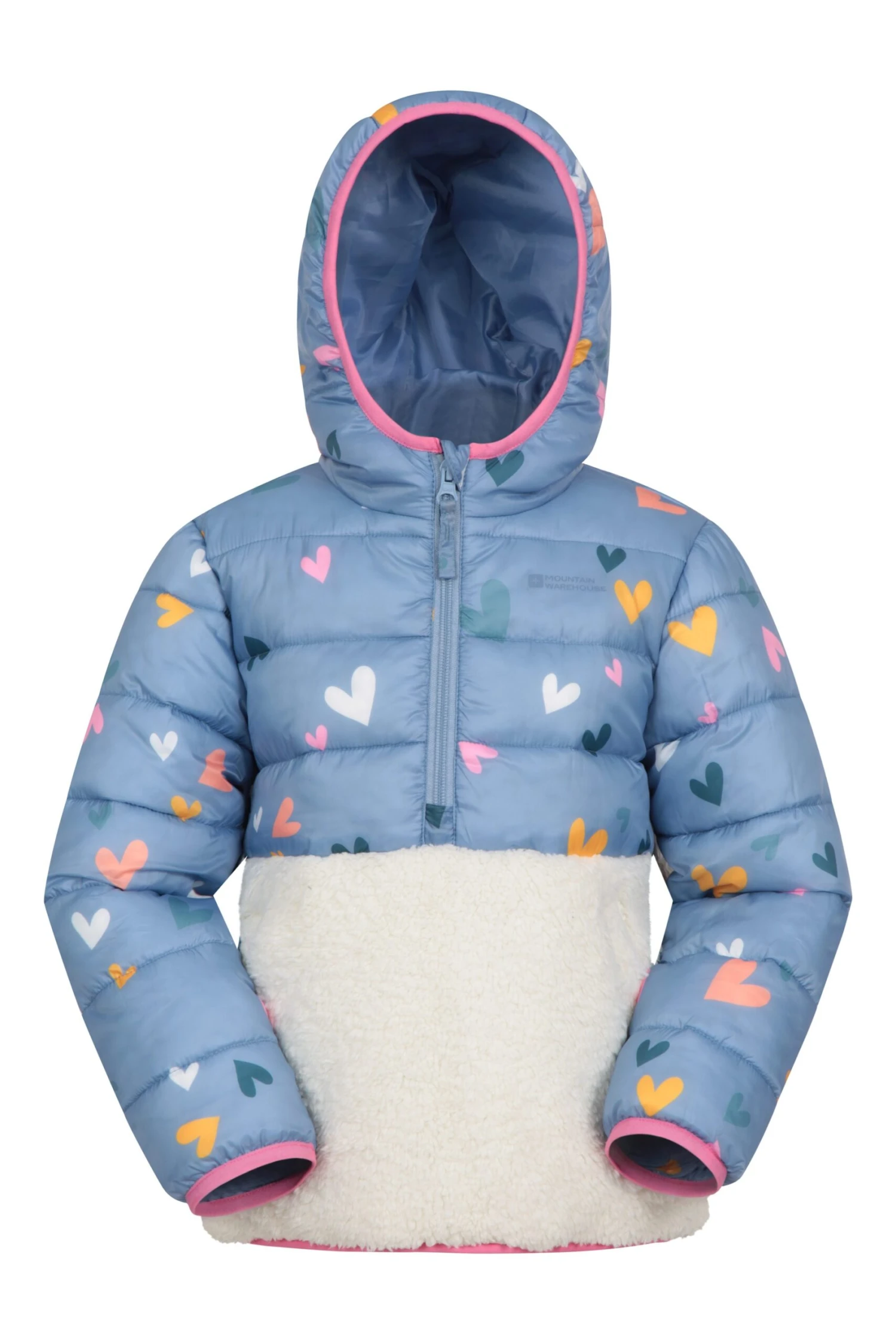 Mountain Warehouse Fleece Hybrid Kids Padded Jacket 3 Mountain Warehouse Fleece Hybrid Kids Padded Jacket