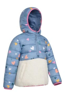 Mountain Warehouse Fleece Hybrid Kids Padded Jacket 10 Mountain Warehouse Fleece Hybrid Kids Padded Jacket -Kids Fashion Clothing Store 043324 blu fleece hybrid padded kids jacket kid aw21 02