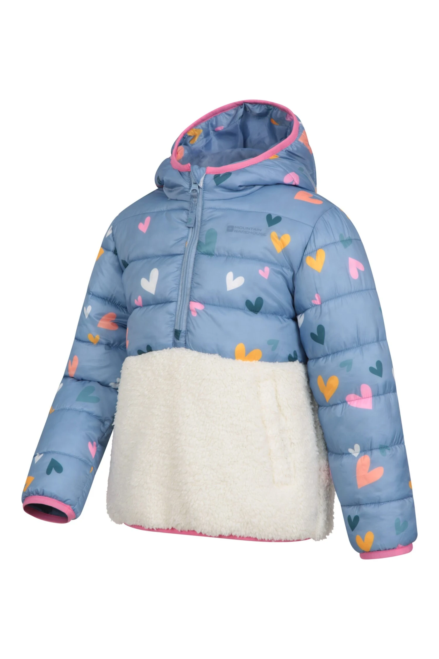 Mountain Warehouse Fleece Hybrid Kids Padded Jacket 6 Mountain Warehouse Fleece Hybrid Kids Padded Jacket - Image 4