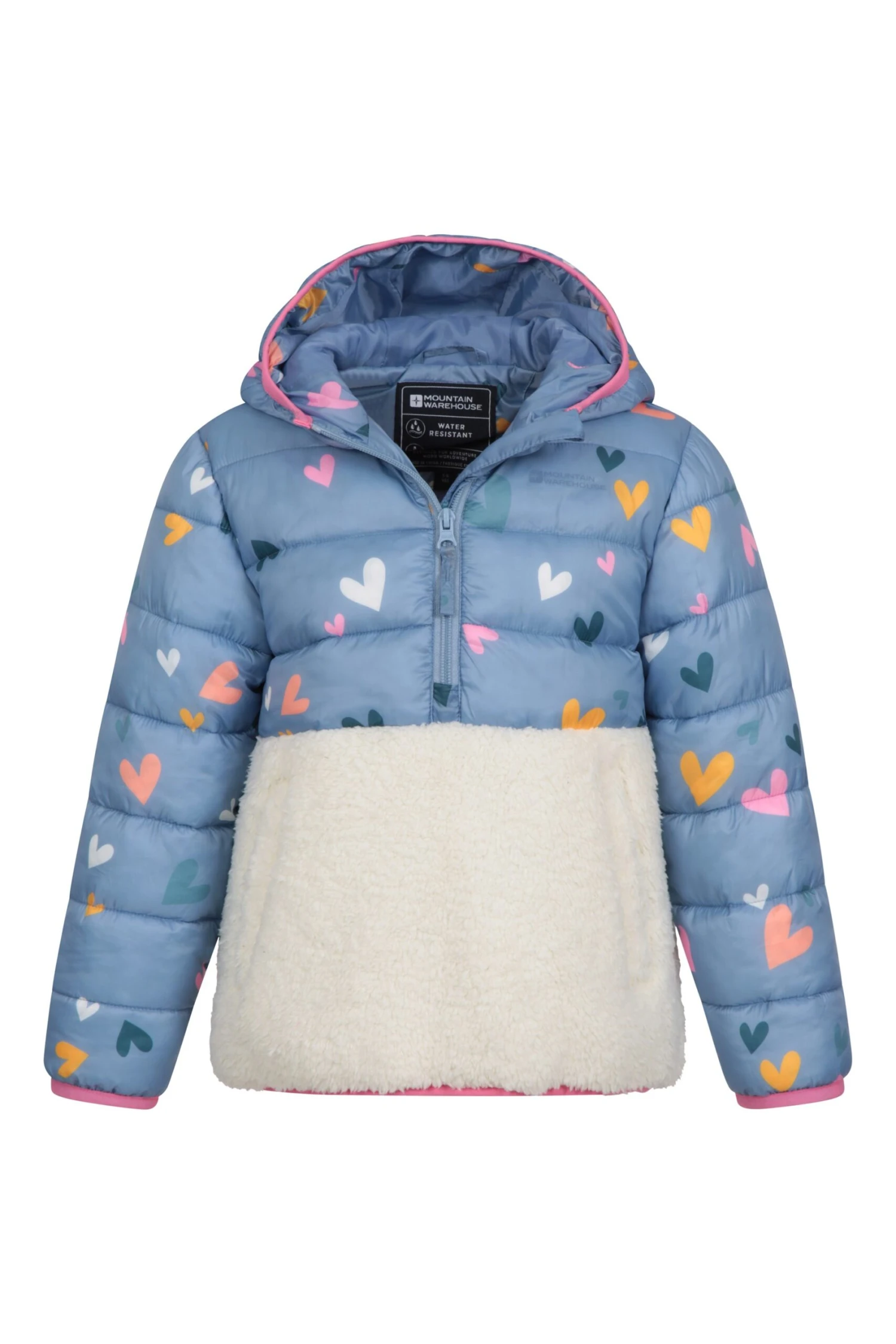 Mountain Warehouse Fleece Hybrid Kids Padded Jacket 7 Mountain Warehouse Fleece Hybrid Kids Padded Jacket - Image 5