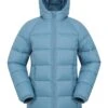 Mountain Warehouse Freya Kids Longline Padded Jacket -Kids Fashion Clothing Store 043380 blu freya long line padded jacket kid aw22 01