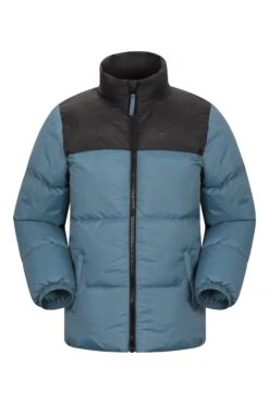 Mountain Warehouse Dawes Kids Padded Jacket -Kids Fashion Clothing Store 043381 blu dawes padded kids jacket kid aw21 01