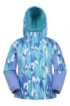 Mountain Warehouse Vortex Kids Printed Ski Jacket 21 Mountain Warehouse Vortex Kids Printed Ski Jacket -Kids Fashion Clothing Store 043433 tea vortex printed ski jacket kid aw21 01