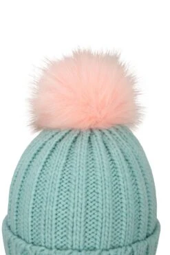 Mountain Warehouse Geneva Kids Contrast Beanie -Kids Fashion Clothing Store 043502 lbl geneva kids contrast pom beanie acc ss21 05