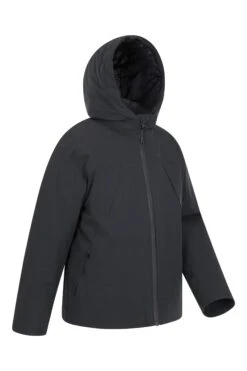 Mountain Warehouse Rush Extreme Kids Waterproof Jacket -Kids Fashion Clothing Store 043697 bla rush extreme waterproof kids jacket kid aw21 02