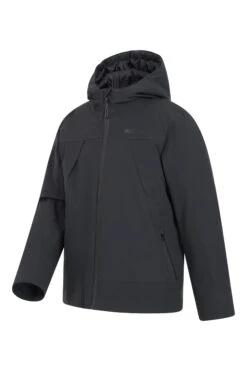 Mountain Warehouse Rush Extreme Kids Waterproof Jacket -Kids Fashion Clothing Store 043697 bla rush extreme waterproof kids jacket kid aw21 04