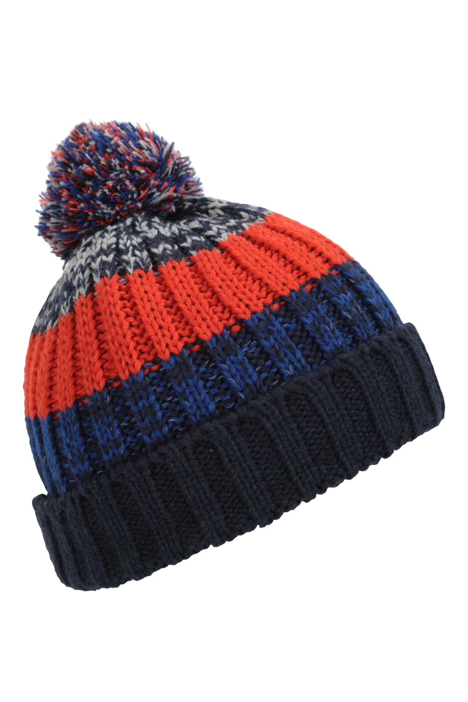 Mountain Warehouse Kids Neon Stripe Beanie 4 Mountain Warehouse Kids Neon Stripe Beanie - Image 2