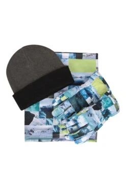 Mountain Warehouse Kids Printed Winter Accessories Set -Kids Fashion Clothing Store 044465 yel kids printed acc grab bag acc ss21 01