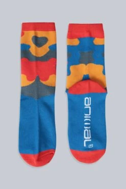 Animal Harley Kids Recycled Socks -Kids Fashion Clothing Store 045101 red animal harley recycled kids camo sock anl ss22 07