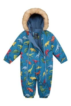 Mountain Warehouse Baby Waterproof All In One -Kids Fashion Clothing Store 045359 blu baby padded waterproof all in one suit kid aw21 02