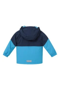 Mountain Warehouse Baby Colourblock Waterproof Jacket -Kids Fashion Clothing Store 045399 blu baby colourblock waterproof jacket kid aw21 03