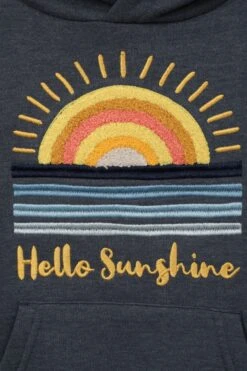 Mountain Warehouse Hello Sunshine Kids Hoodie -Kids Fashion Clothing Store 047222 blu kids hello sunshine boucle hoodie kid ss22 05