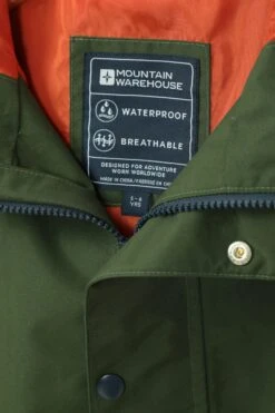 Mountain Warehouse Colourblock Amazon Kids Waterproof Jacket -Kids Fashion Clothing Store 047241 kha colourblock amazon kids waterproof jacket kid ss22 06