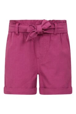 Mountain Warehouse Kids Paperbag Shorts 15 Mountain Warehouse Kids Paperbag Shorts -Kids Fashion Clothing Store 047251 pur girls paperbag short kid ss23 01