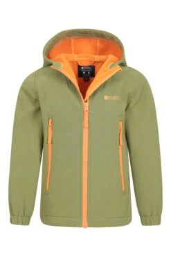 Mountain Warehouse Kids Zeal Softshell -Kids Fashion Clothing Store 047276 kha kids long zip softshell kid aw22 05