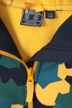 Mountain Warehouse Tatra Kids Printed Softshell Jacket -Kids Fashion Clothing Store 047302 grn tatra water resistant kids printed softshell kid ss22 06