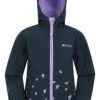 Mountain Warehouse Kids Hem Print Softshell Jacket -Kids Fashion Clothing Store 047304 blu kids hem placement print softshell kid ss23 01
