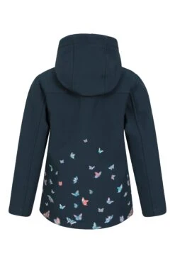 Mountain Warehouse Kids Hem Print Softshell Jacket 11 Mountain Warehouse Kids Hem Print Softshell Jacket -Kids Fashion Clothing Store 047304 blu kids hem placement print softshell kid ss23 03