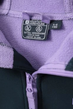 Mountain Warehouse Kids Hem Print Softshell Jacket 14 Mountain Warehouse Kids Hem Print Softshell Jacket -Kids Fashion Clothing Store 047304 blu kids hem placement print softshell kid ss23 06