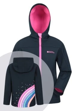Mountain Warehouse Kids Hem Print Softshell Jacket 15 Mountain Warehouse Kids Hem Print Softshell Jacket -Kids Fashion Clothing Store 047304 rai kids hem placement print softshell comp ss22 01