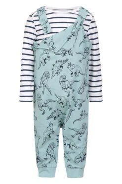 Mountain Warehouse Baby Jersey Dungaree Set 15 Mountain Warehouse Baby Jersey Dungaree Set -Kids Fashion Clothing Store 047665 grn baby jersey dungaree set kid aw21 05