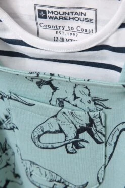 Mountain Warehouse Baby Jersey Dungaree Set 19 Mountain Warehouse Baby Jersey Dungaree Set -Kids Fashion Clothing Store 047665 grn baby jersey dungaree set kid aw21 09