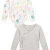 Mountain Warehouse Organic Kimono Bodysuits - 2-Pack -Kids Fashion Clothing Store 047673 bei twinpack kimono organic bodysuit kid ss22 01