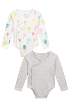 Mountain Warehouse Organic Kimono Bodysuits - 2-Pack