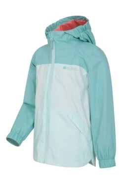 Mountain Warehouse Rainfall Kids Waterproof Jacket -Kids Fashion Clothing Store 047772 lte rainfall kids waterproof jacket kid ss22 04