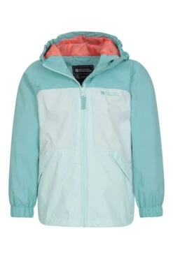 Mountain Warehouse Rainfall Kids Waterproof Jacket -Kids Fashion Clothing Store 047772 lte rainfall kids waterproof jacket kid ss22 05