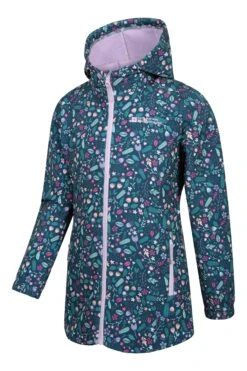 Mountain Warehouse Kids Scallop Hem Softshell Jacket -Kids Fashion Clothing Store 047822 flo girls scallop hem longline softshell kid ss23 04