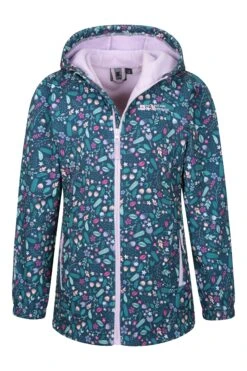 Mountain Warehouse Kids Scallop Hem Softshell Jacket -Kids Fashion Clothing Store 047822 flo girls scallop hem longline softshell kid ss23 05