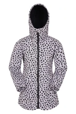 Mountain Warehouse Kids Scallop Hem Softshell Jacket -Kids Fashion Clothing Store 047822 leo girls scallop hem longline softshell kid ss22 01