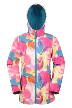 Mountain Warehouse Kids Scallop Hem Softshell Jacket -Kids Fashion Clothing Store 047822 orc girls scallop hem longline softshell kid ss23 01