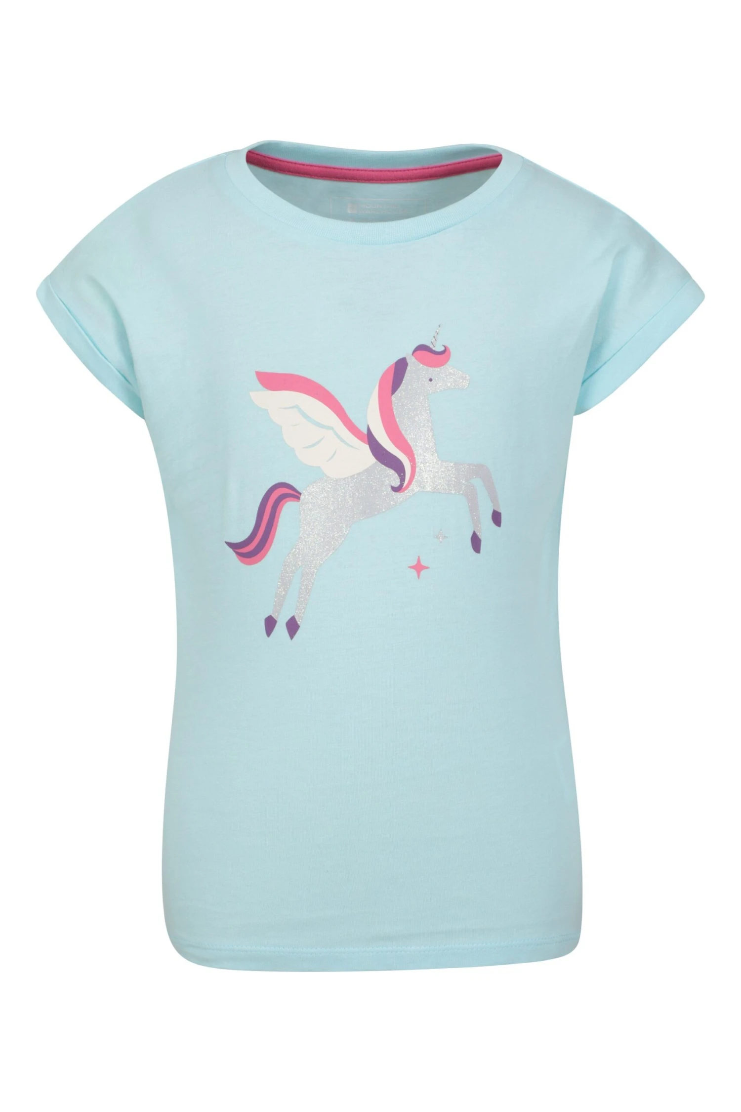 Mountain Warehouse Kids Organic Glitter Unicorn Tee 3 Mountain Warehouse Kids Organic Glitter Unicorn Tee