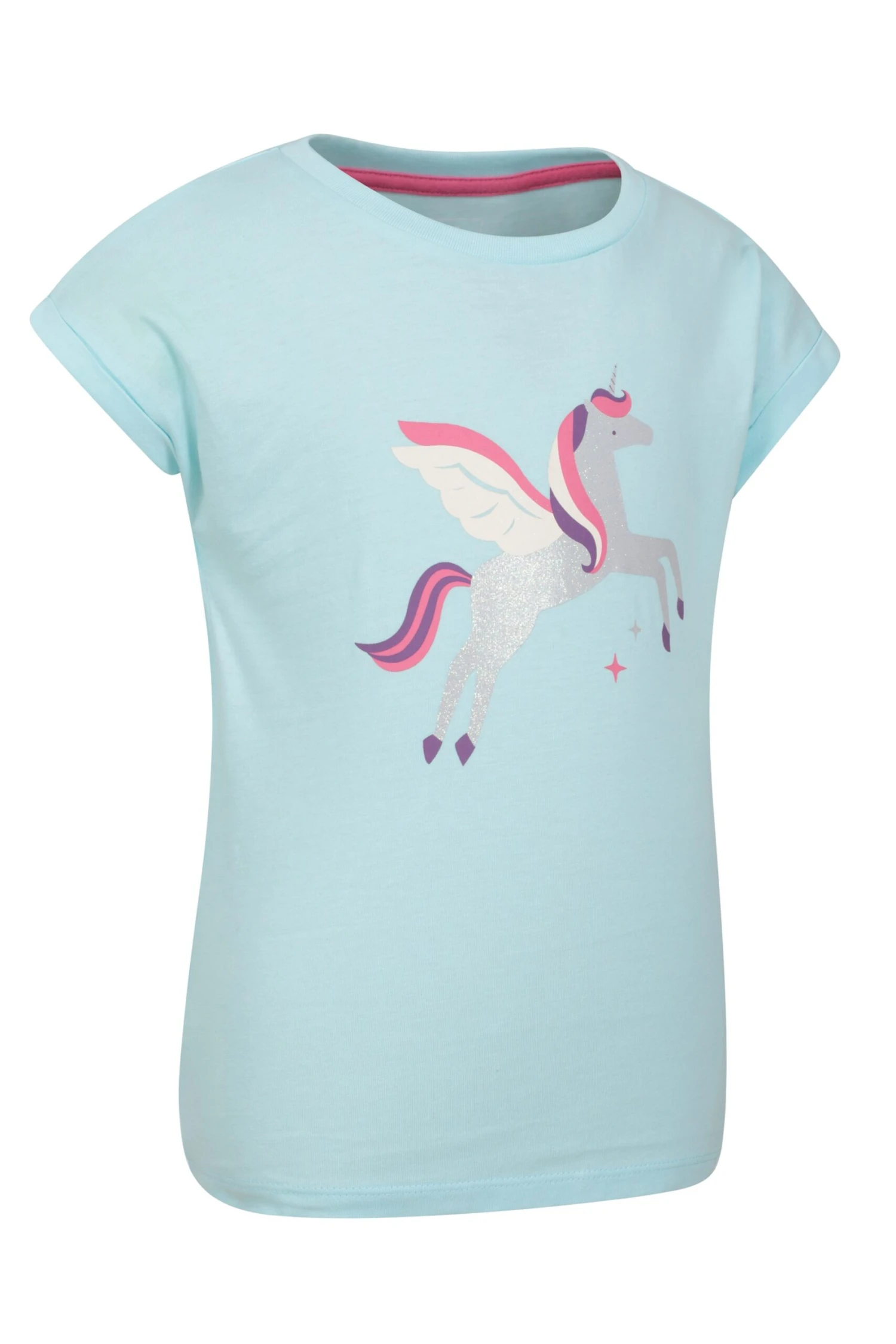 Mountain Warehouse Kids Organic Glitter Unicorn Tee 4 Mountain Warehouse Kids Organic Glitter Unicorn Tee - Image 2