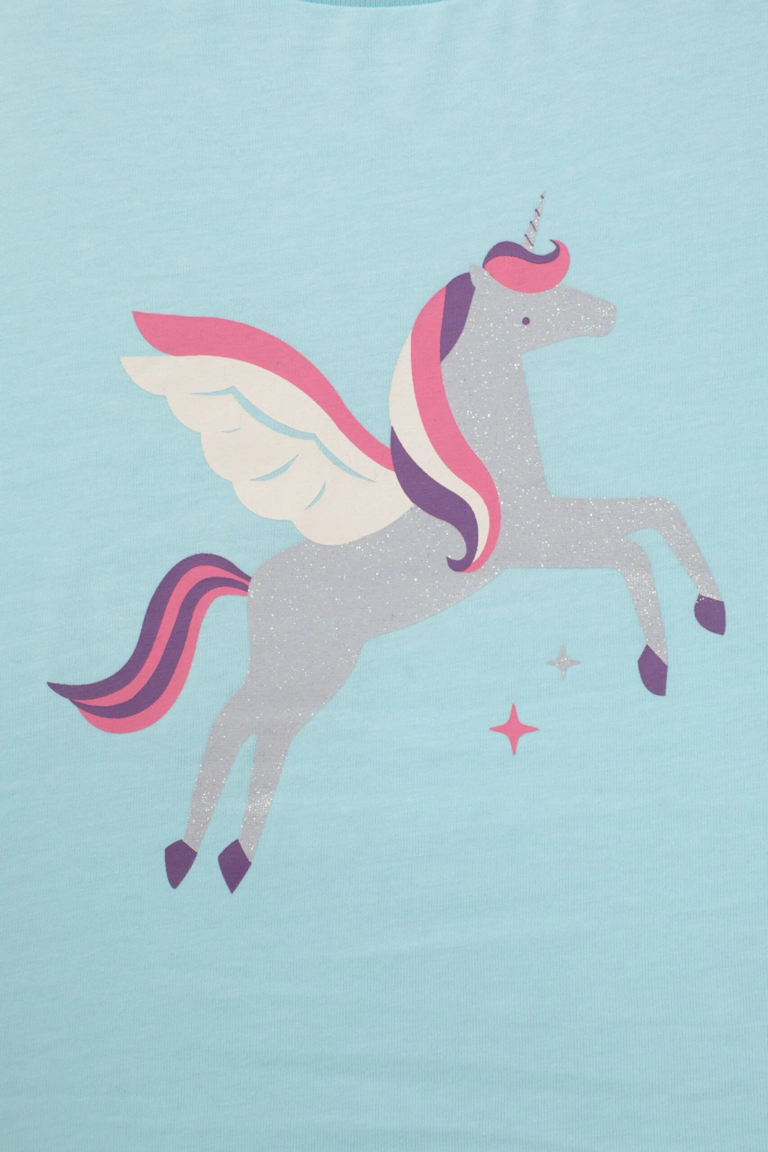 Mountain Warehouse Kids Organic Glitter Unicorn Tee 6 Mountain Warehouse Kids Organic Glitter Unicorn Tee - Image 4